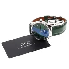 IWC — IWC Portugieser IW358310 41mm SS Green #C21613 — Watch — resale