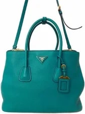 Prada — Prada Turnlock Turqoise — Handbag — resale