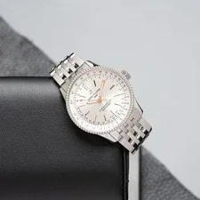 Breitling — Breitling Navitimer 35 A17395 Silver Dial Stainless Steel 35MM ' Automatic — Watch — resale
