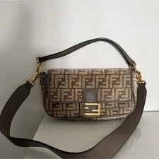Fendi — Fendi Monogram Baguette / Hardware Medium — Handbag — resale