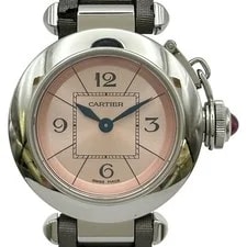 Cartier — Cartier W3140026 27mm Stainless Steel Pink Dial Quartz OKW2458 — Watch — resale