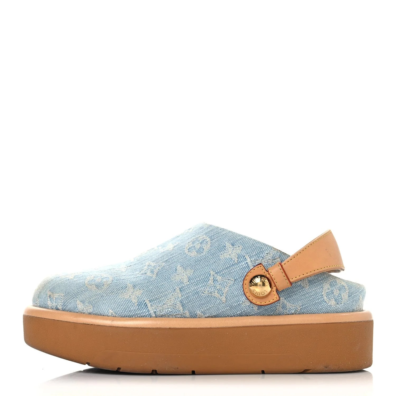 Louis Vuitton — Washed Aspen Platform Clog Mules 36 — Designer Shoe — resale