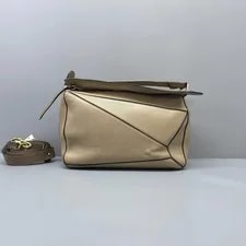 Loewe — Loewe Puzzle Color Geometric Splicing Crossbody — Handbag — resale