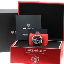 Tag Heuer — TAG Heuer Carrera Hoyer 01 Manchester United CAR201M 44mm SS Rubber #C091 — Watch — resale