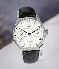 IWC — IWC Portugieser 7 Day IW500107 2008 Silver Dial 7 Day Power Reserve — Watch — resale