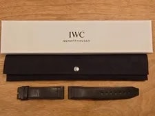 IWC — IWC Calfskin Strap EasX-Change 20mm Lug Black Pilot Mark 20 Chronograph — Watch — resale