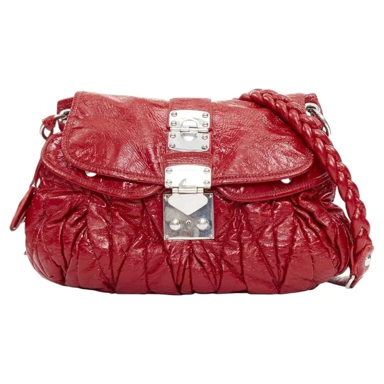 Miu Miu, Miuccia Prada — MIU Coffer Hobo Matelasse Crossbody — Handbag — resale
