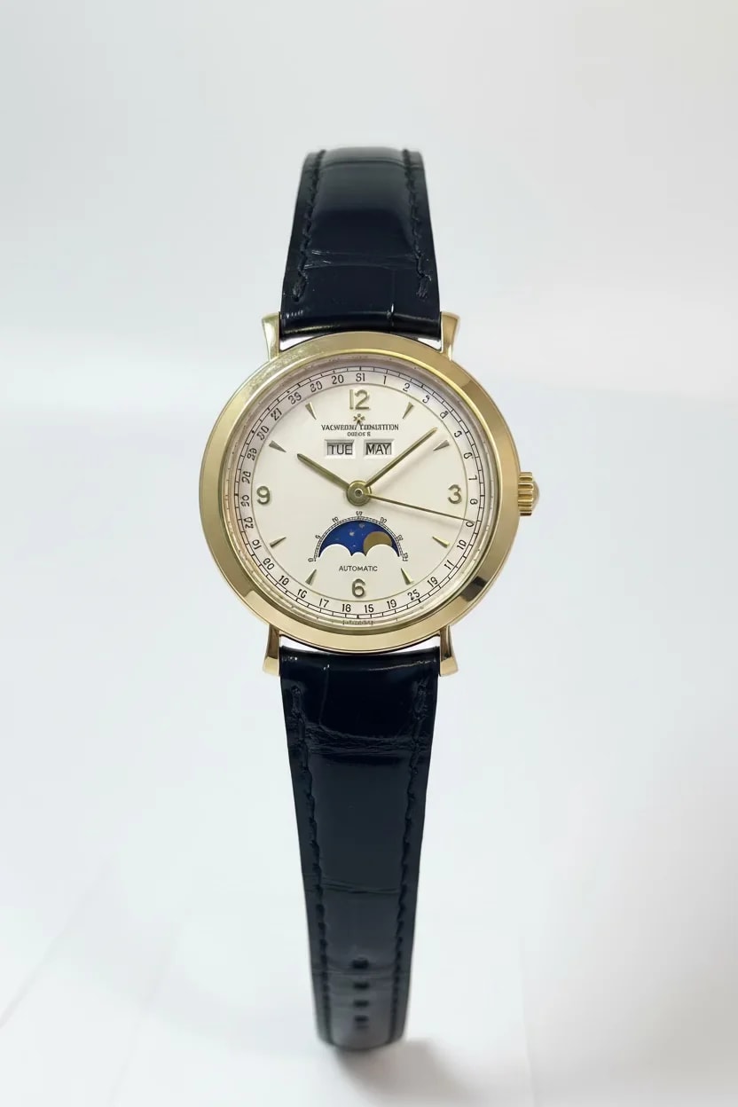 Worldofluxuryus — Vacheron Constantin Historiques Triple Calendar 18k Yellow Gold — Watch — resale
