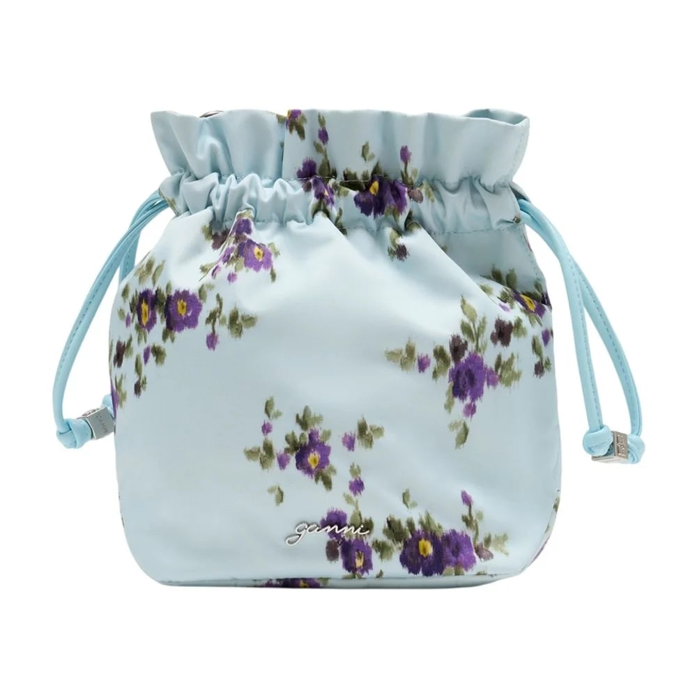 Ganni — Ganni Floral-Printed Synthetic — — Handbag — resale
