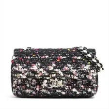 Chanel — Chanel Matelasse X Sequins Double Flap Double Chain Metal — Handbag — resale
