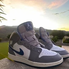 Jordan — Jordan Air 1 ’s High-Top Lace-Up Basketball — Sneaker — resale