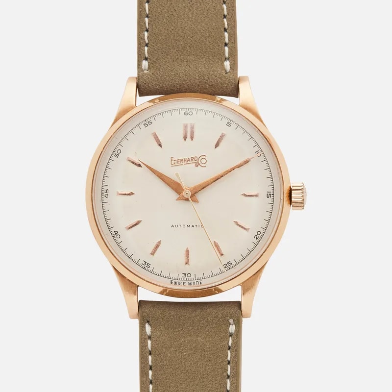 Eberhard — 1950s Eberhard & Co. Oversized Calatrava in 18k Rose Gold — Watch — resale