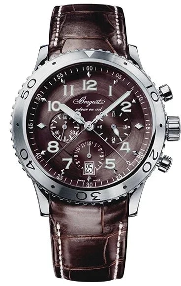 Worldofluxuryus — Breguet Type XX - XXI - Xxii Flyback Chronograph Stainless Steel — Watch — resale