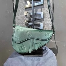 Dior — Christian Dior Saddle Clover Embossed Crossbody — Handbag — resale