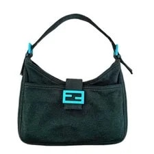 Fendi — Fendi Baguette Dark Double Flap — Handbag — resale