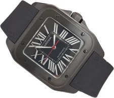 Cartier — Cartier Santos 100 WSSA0006 Black - 2017 Box & Papers — Watch — resale