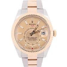 Rolex — Rolex Sky-Dweller 42mm Champagne Stick Dial Ref — Watch — resale