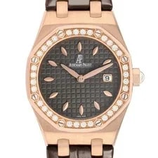 Audemars Piguet — Audemars Piguet Royal Oak Rose Gold Diamond 67621OR — Watch — resale