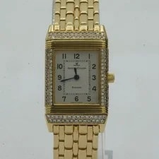 Jaeger-LeCoultre — Jaeger-LeCoultre Reverso 20mm 18K Gold Quartz 260.1.08 Leather Band — Watch — resale