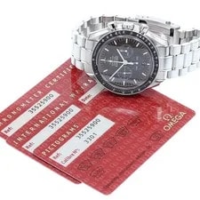Omega — Omega Speedmaster Racing 3552.59 Automatic 42mm Papers Black Chronograph — Watch — resale