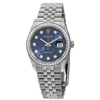 Rolex — Datejust 36 Blue Jubilee Diamond Diall Automatic 126284BLJDJ — Watch — resale