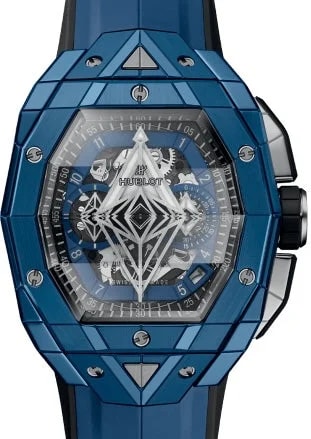 Worldofluxuryus — Hublot Big Bang Chronograph Sang Bleu Ceramic — Watch — resale