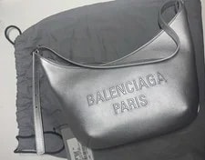 Balenciaga — Balenciaga Mary-Kate Metallic Zip Sling W/ Original Dust — Handbag — resale