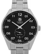 Tag Heuer — TAG Heuer Carrera Automatic Caliber 6 WAR2110.BA0787 38mm Black Dial Card #T377 — Watch — resale