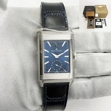 Jaeger-LeCoultre — New Jaeger-Lecoultre Reverso Tribute Duoface Q3988481 28X47MM Blue Silver B/p — Watch — resale