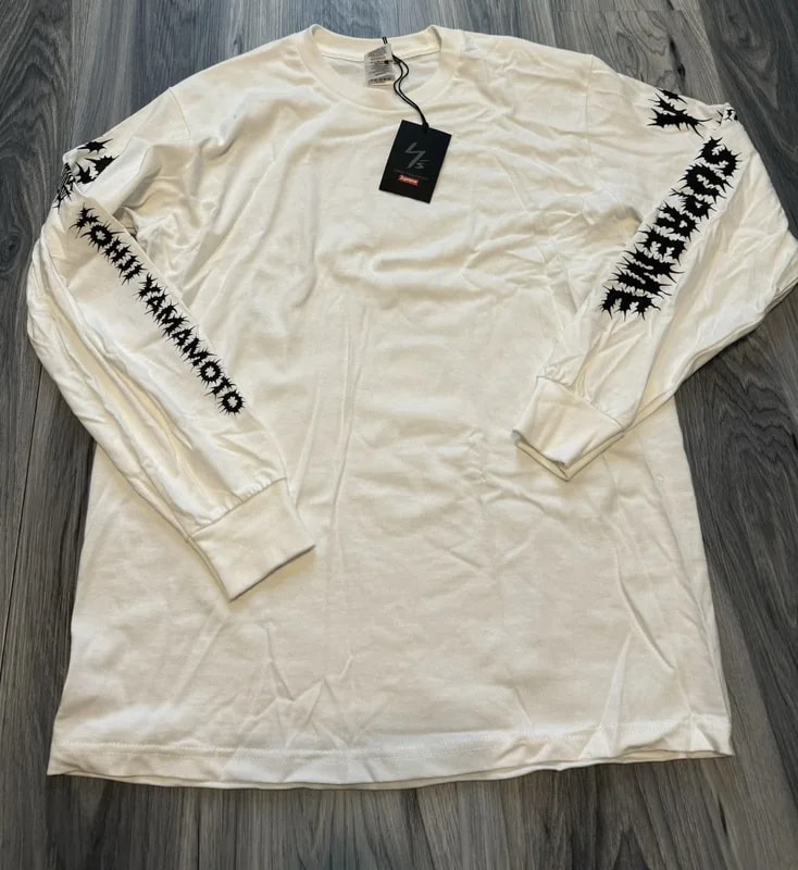 Supreme — Supreme Yohji Yamamoto Long Sleeve Tee — streetwear — resale