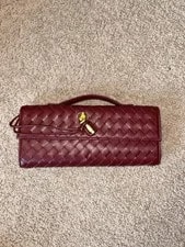 Woven — Two Way Woven Flap Bottega Veneta Dupe — Handbag — resale