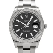 Rolex — Rolex DatejustII 116334 41mm Stainless Steel Black #WW3477 — Watch — resale