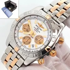 Breitling — Breitling Chronomat White Dial Rose Gold/Steel 44mm IB0110 — Watch — resale
