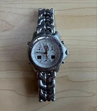 Tag Heuer — Tag Heuer Quartz Silver Chronograph — Watch — resale