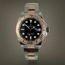 Rolex — 2025 ! Rolex Yacht-Master 40mm Two-Tone 18k Rose Gold Steel Black 126621 — Watch — resale