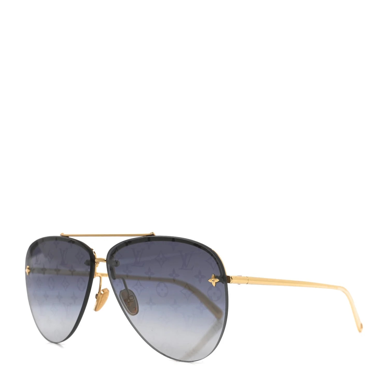 Louis Vuitton — Metal Pilot Light Sunglasses Z1914U Dark Gun — Accessory — resale