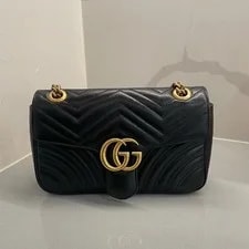Gucci — Gucci GG Marmont Small Matelassé ' - Very Good #1EOY19G — Handbag — resale