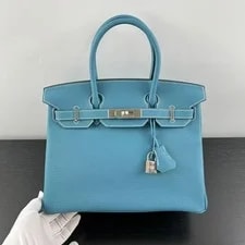 Hermès — Auth Hermès Birkin 30 Jean Palladium — Handbag — resale