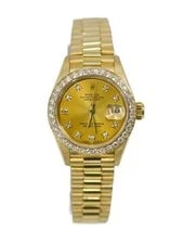 Rolex — Rolex Datejust Diamond 18K Yellow Gold 69178 — Watch — resale