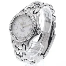 Tag Heuer — TAG Heuer SEL WG5213-P0 34mm SS White Dial Quartz Date Chronometer #C748 — Watch — resale