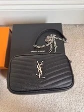 Saint Laurent — Saint Laurent Lou Chevron Crossbody Small — Handbag — resale