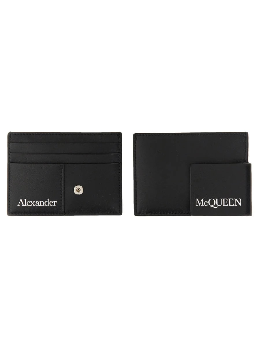 Alexander McQueen — Alexander Mcqueen Logo-Print Card Case — Wallets — Handbag — resale