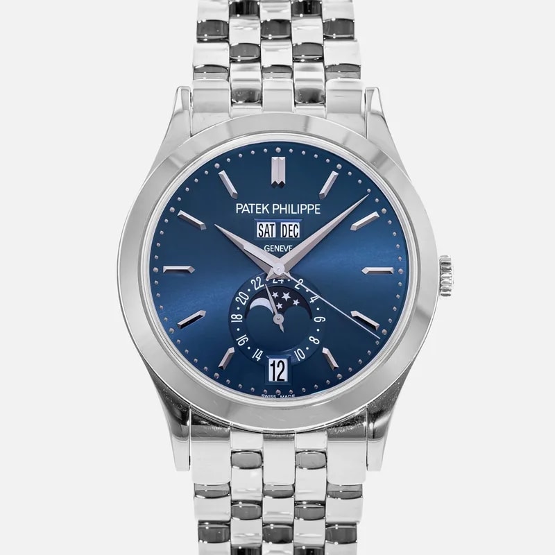 Patek Philippe — Annual Calendar Moonphase Ref. 5396/1G-001 White Gold on Bracelet — Watch — resale