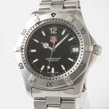Tag Heuer — TAG Heuer 2000 WK1110-0 Quartz Black Dial Professional 200m — Watch — resale