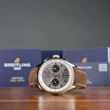 Breitling — Virtually Unworn Box & Card Breitling Premier B01 Chronograph 42 Wheels & Waves — Watch — resale