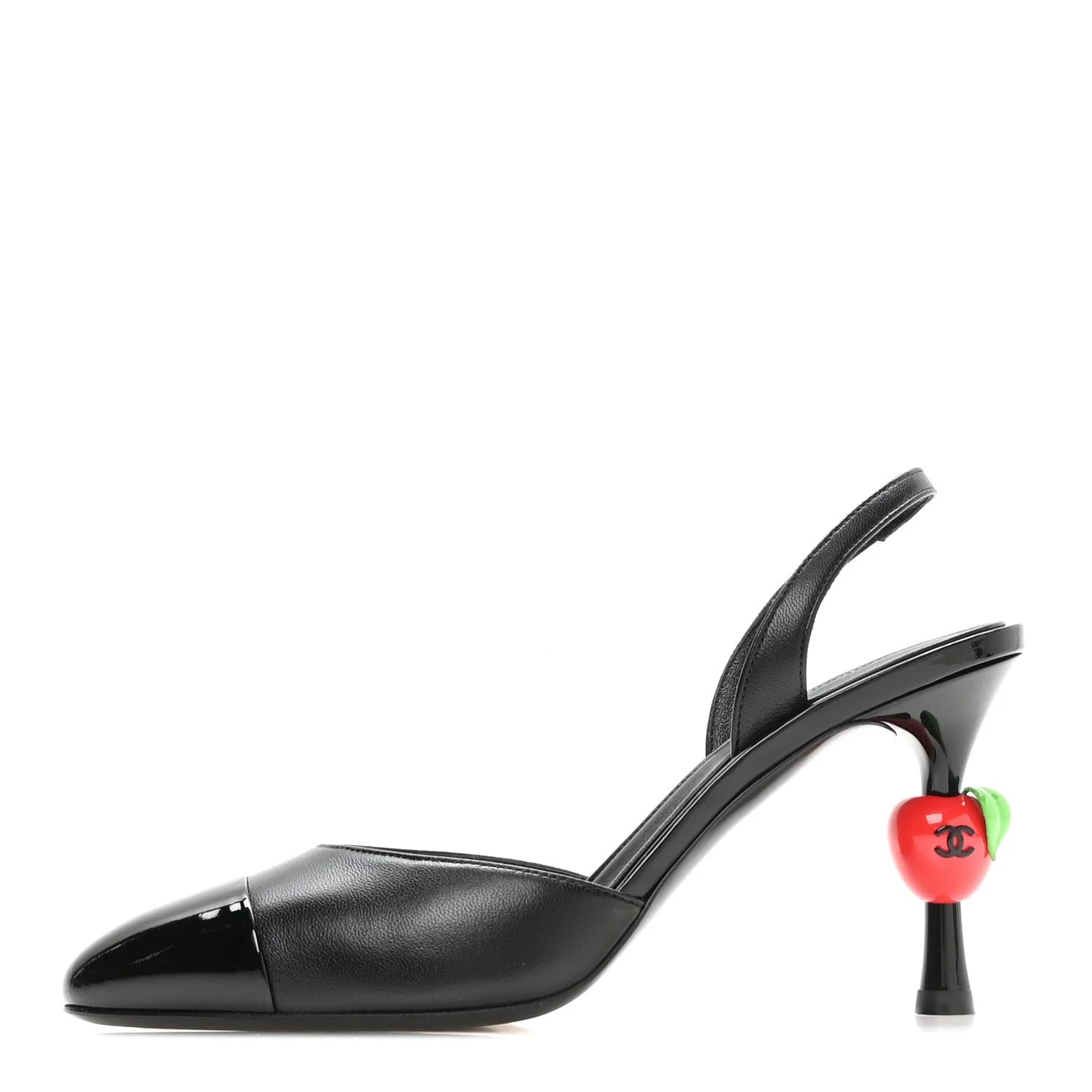 Cap Toe CC Apple Slingback 37.5 — Designer Shoe — resale