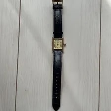 Cartier — Cartier Must Tank SM Vermeil Quartz Gold Plated SV925 — Watch — resale