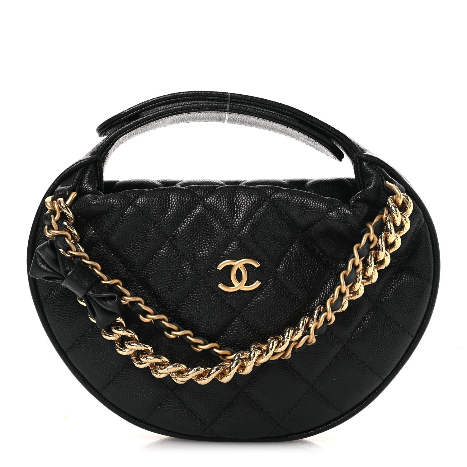 Chanel — Shiny Bow Hobo — Handbag — resale