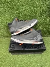 Jordan — Size 9.5 - Jordan 3 Retro 2023 Mid Fear — Sneaker — resale