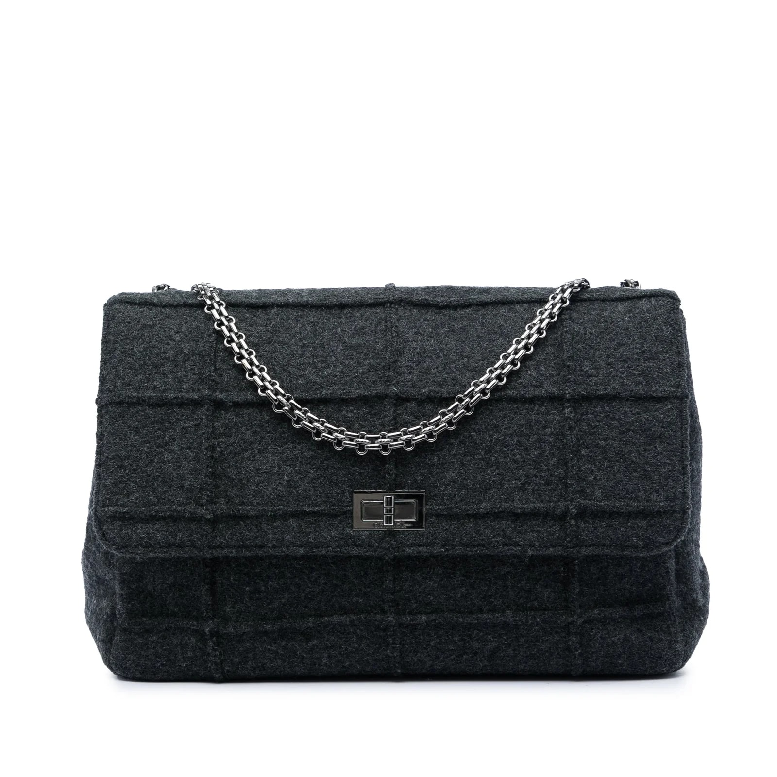 Chanel — Identification Bar Felt Reissue 2.55 Flap — Handbag — resale